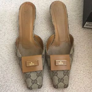 Vintage Gucci mules
